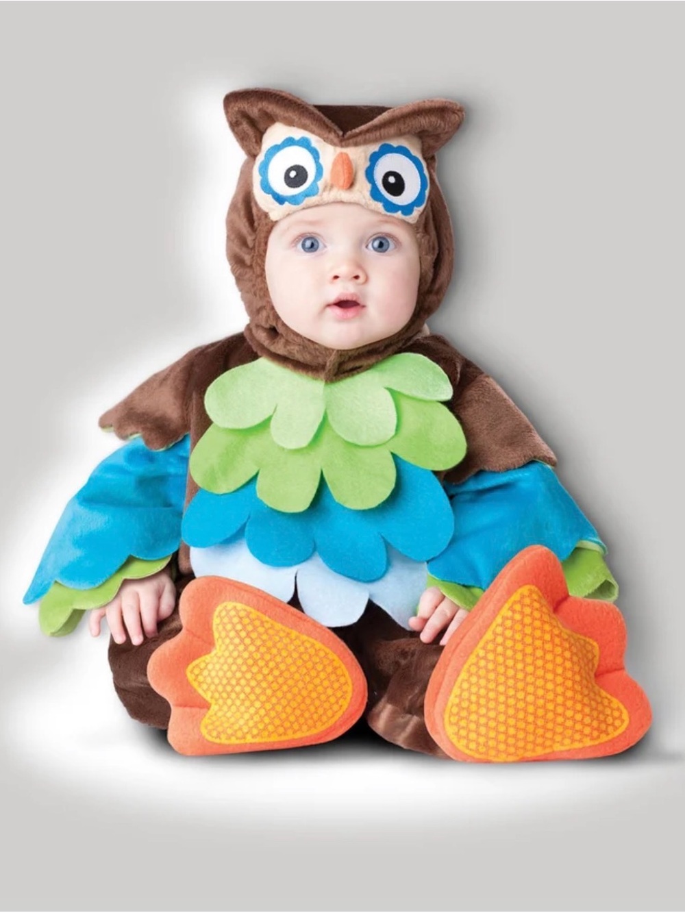 In Character “What a Hoot” 0-6 month infant owl costume.